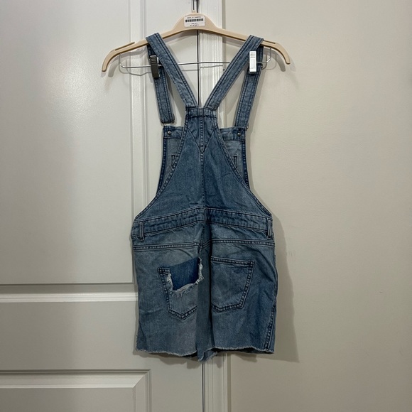 DL1961 Light Blue Denim Abigail Overalls Size Small $169 - Picture 6 of 9
